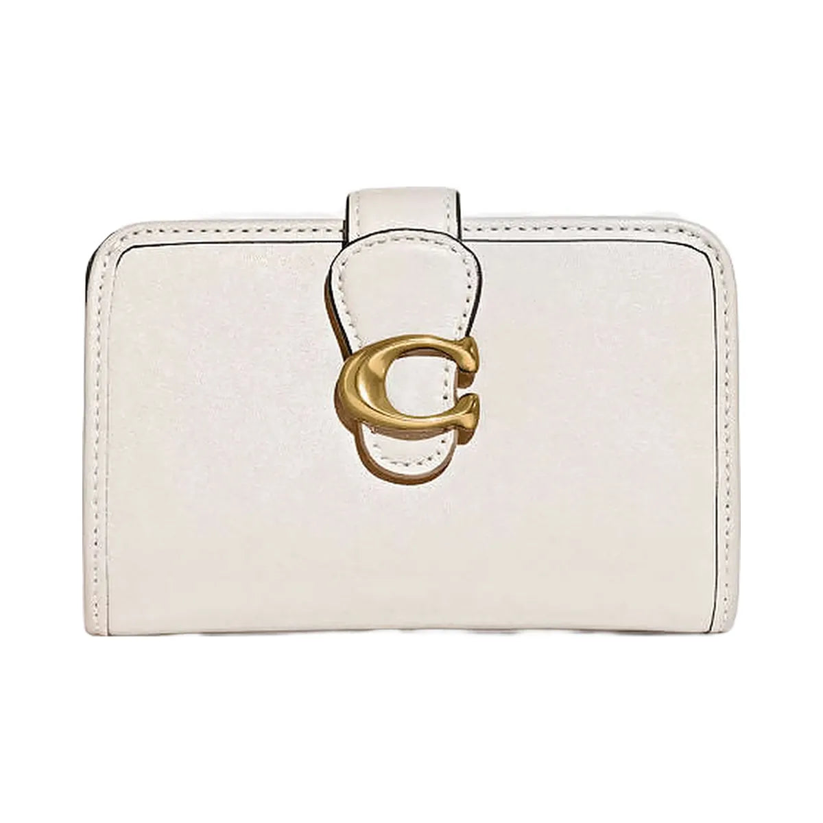 Coach Tabby Medium Wallet Brass-Chalk