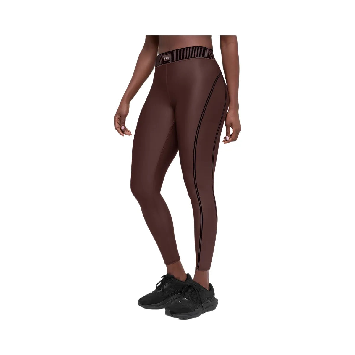 Alo Women's Airlift High-Waist 7/8 Line Up Legging - Brownstone