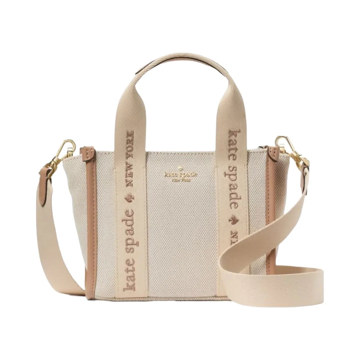 Kate Spade Kip Canvas Mini Tote Light Fawn Multi
