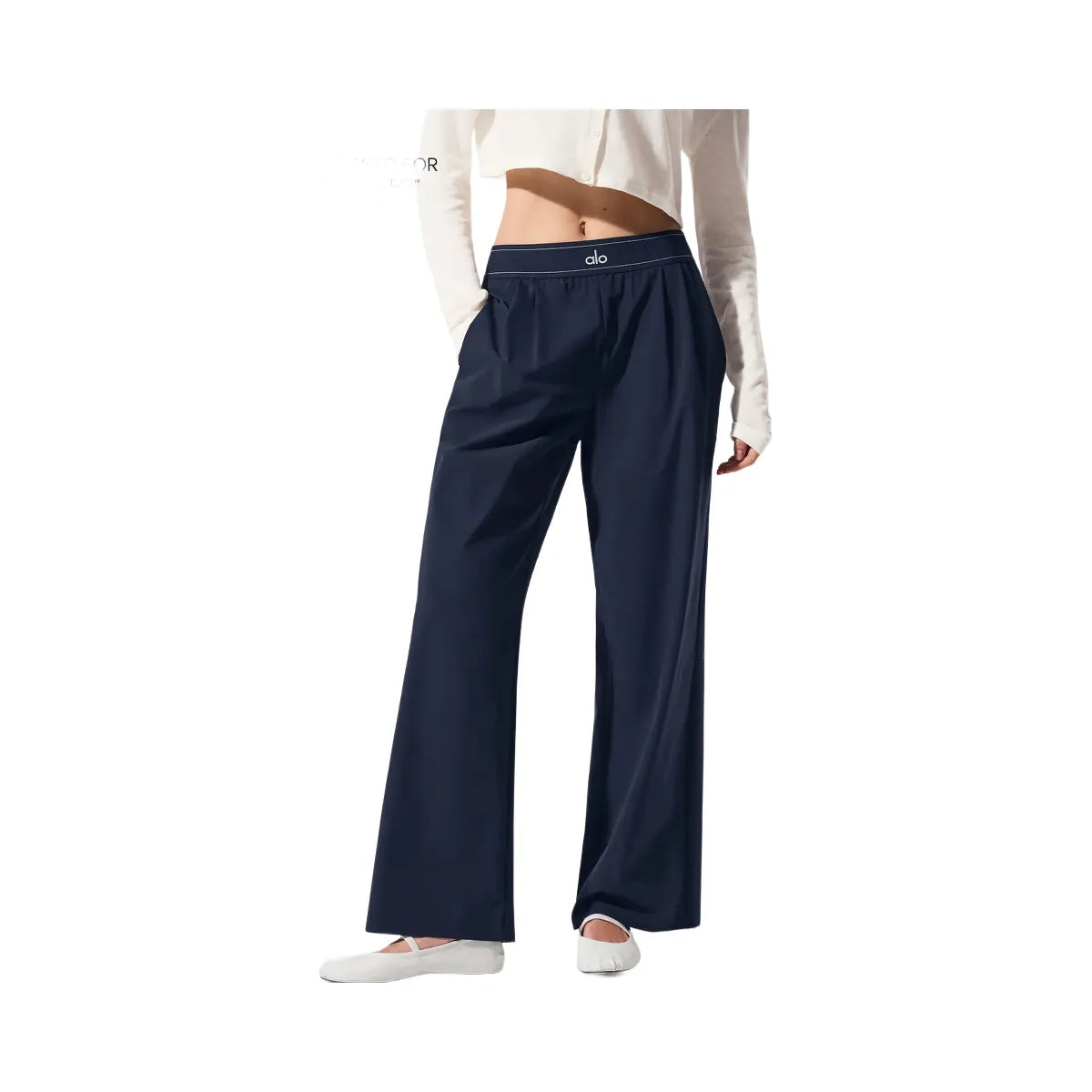 Alo Women's Suit Up Trouser (Regular) - Navy
