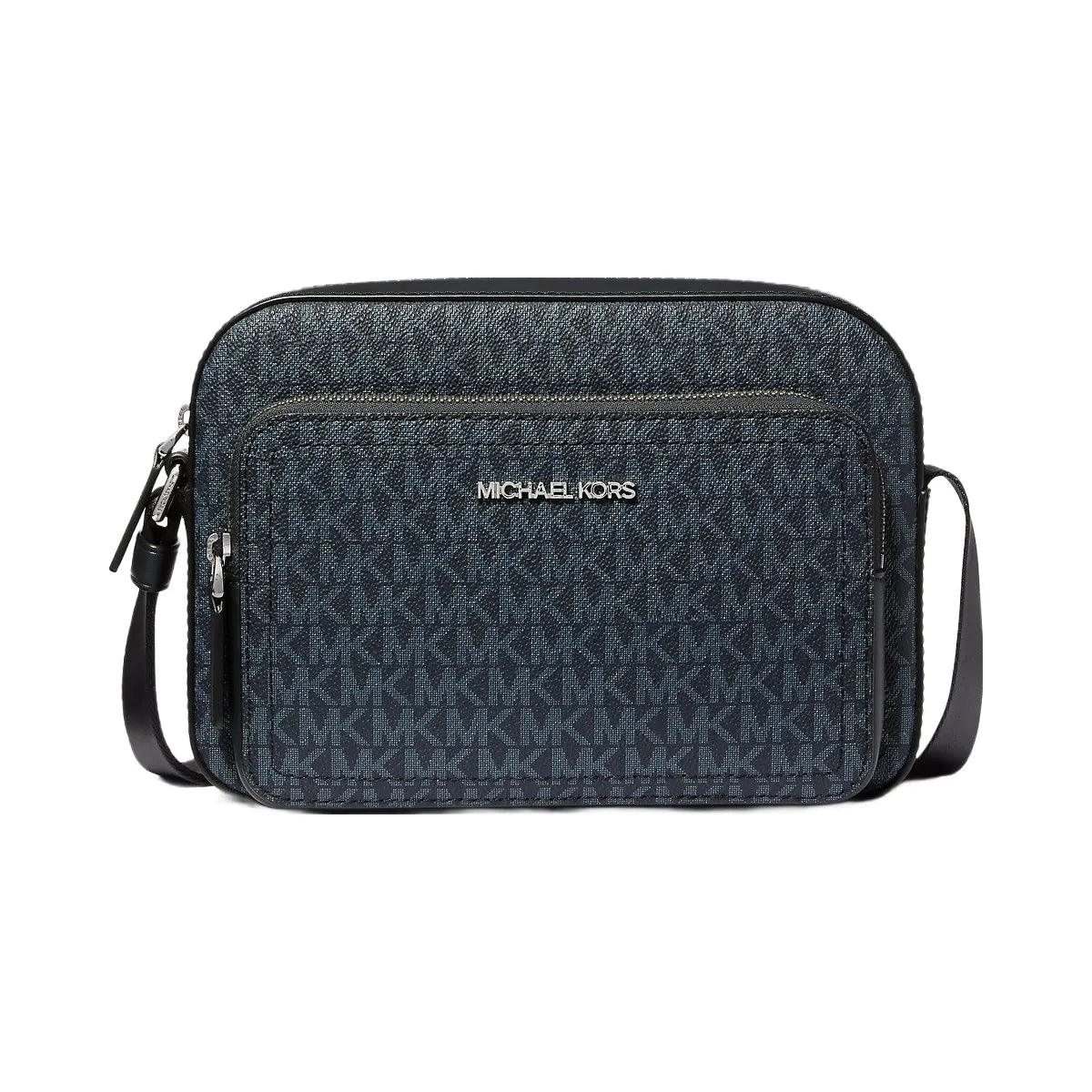 Michael Kors Cooper Signature Logo Utility Crossbody Bag Admrl-Plblue
