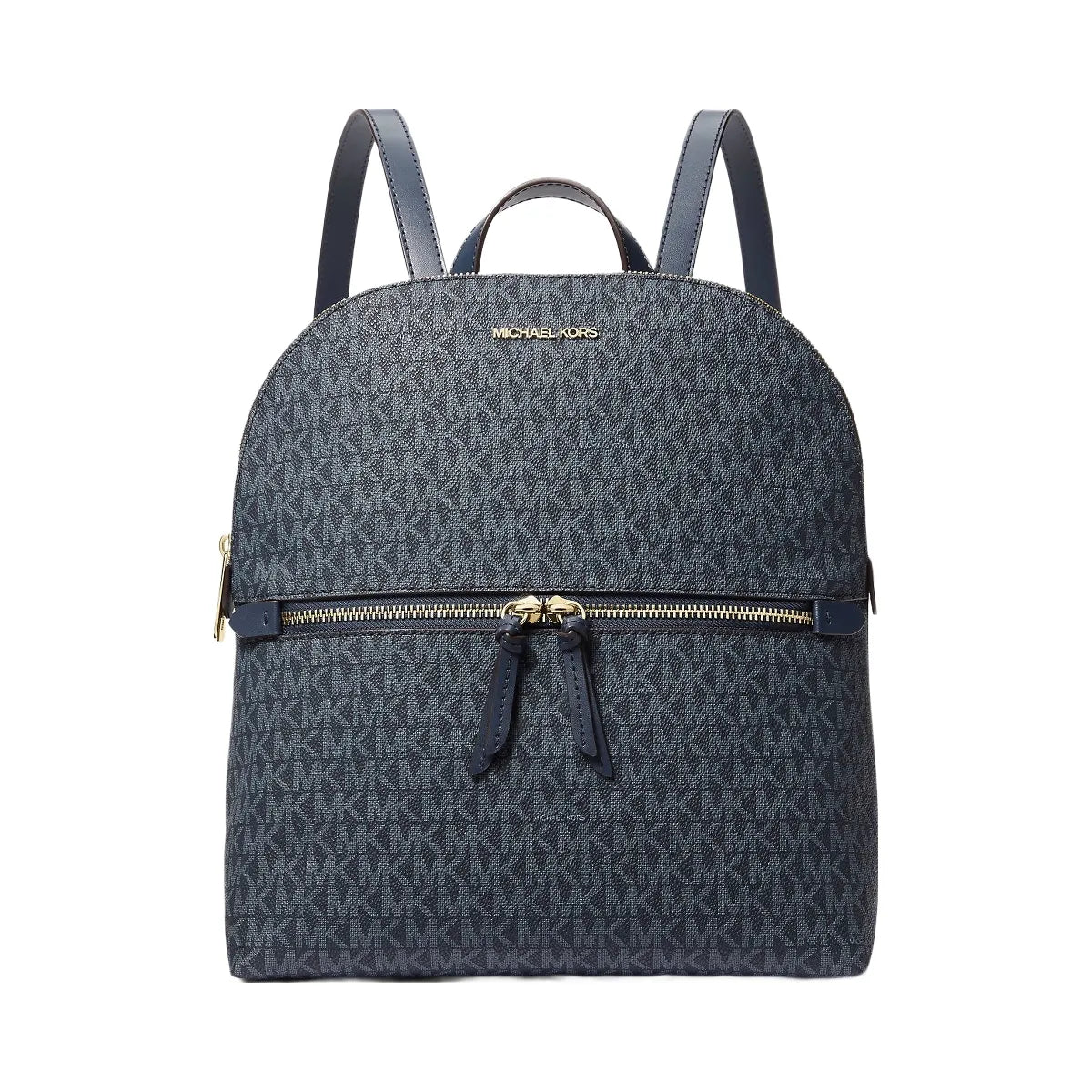 Michael Kors Dallas Medium Signature Logo Backpack Admiral