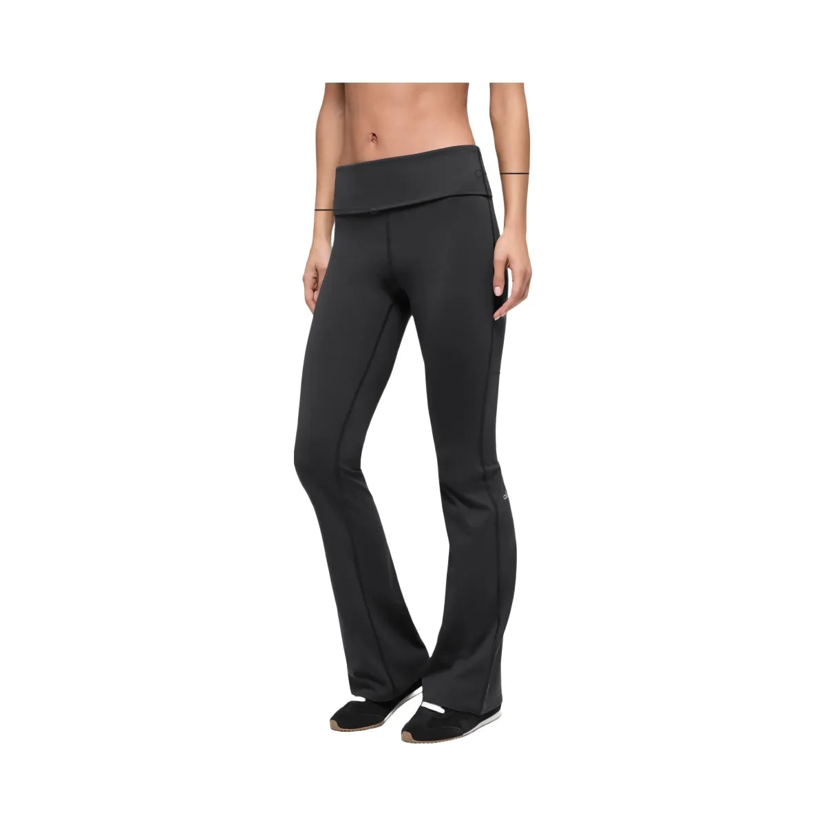 Alo Women's ALO Softsculpt Foldover Flare Legging - Black