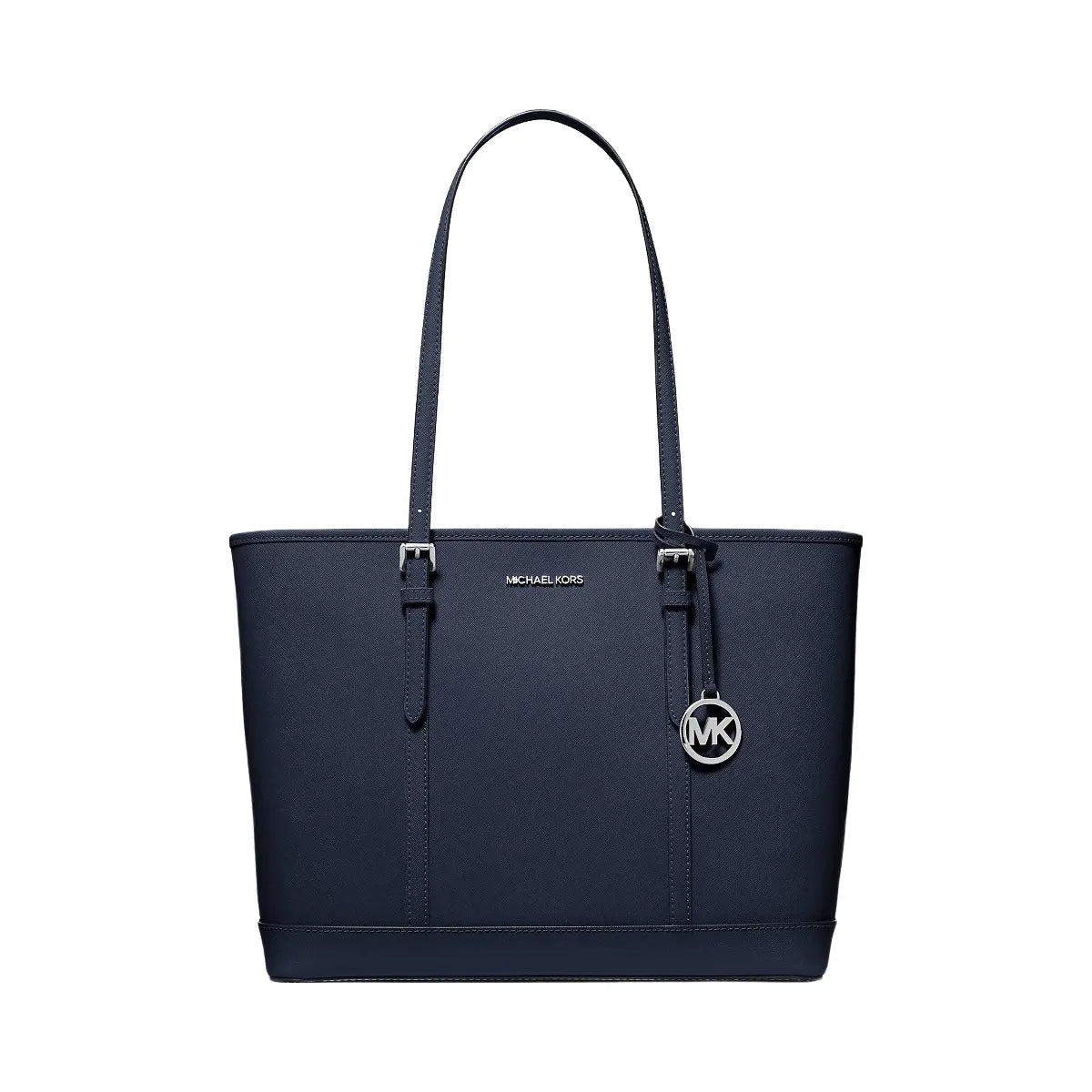 Michael Kors Jet Set Travel Large Saffiano Leather Tote Bag Navy