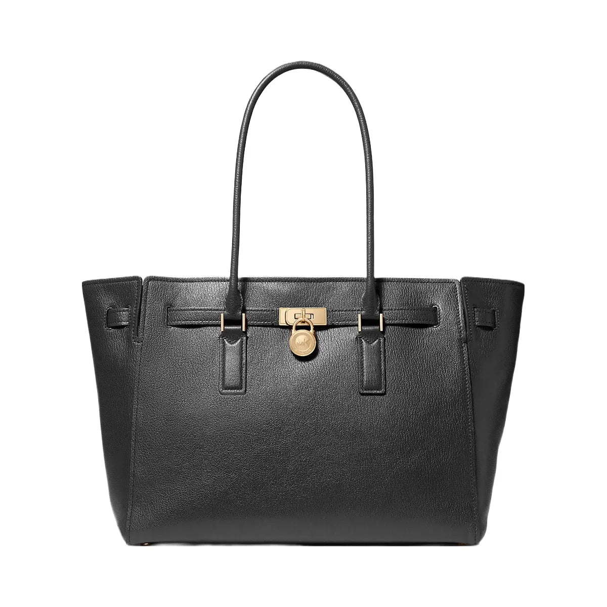 Michael Kors Hamilton Moderne Large Leather Tote Bag Black