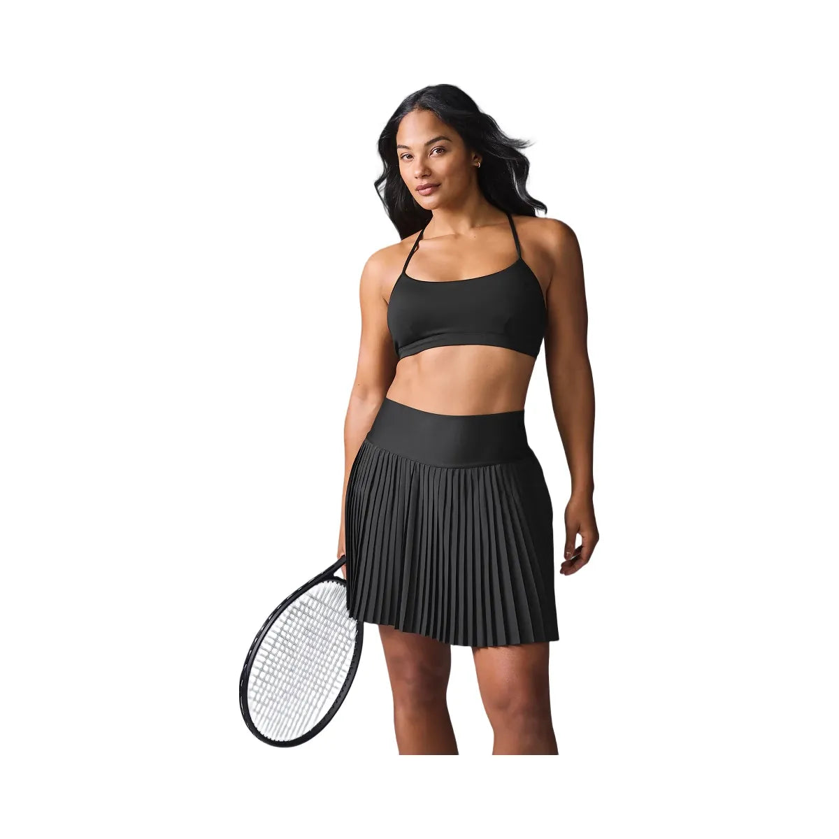 Alo Women's Grand Slam Tennis Skirt - Black