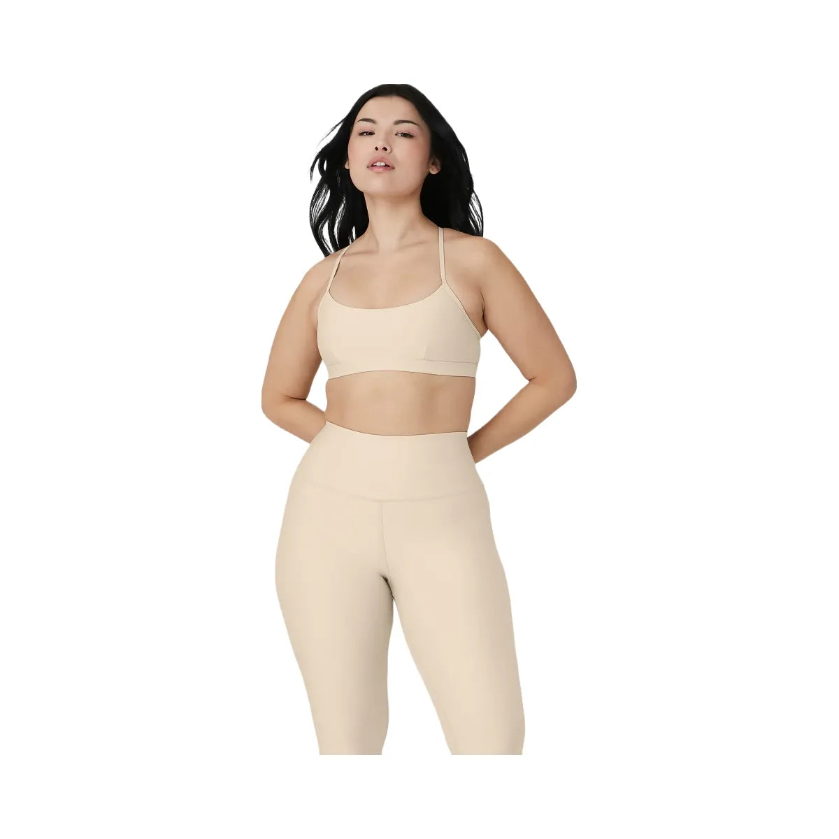 Alo Women's Airlift Intrigue Bra - Macadamia