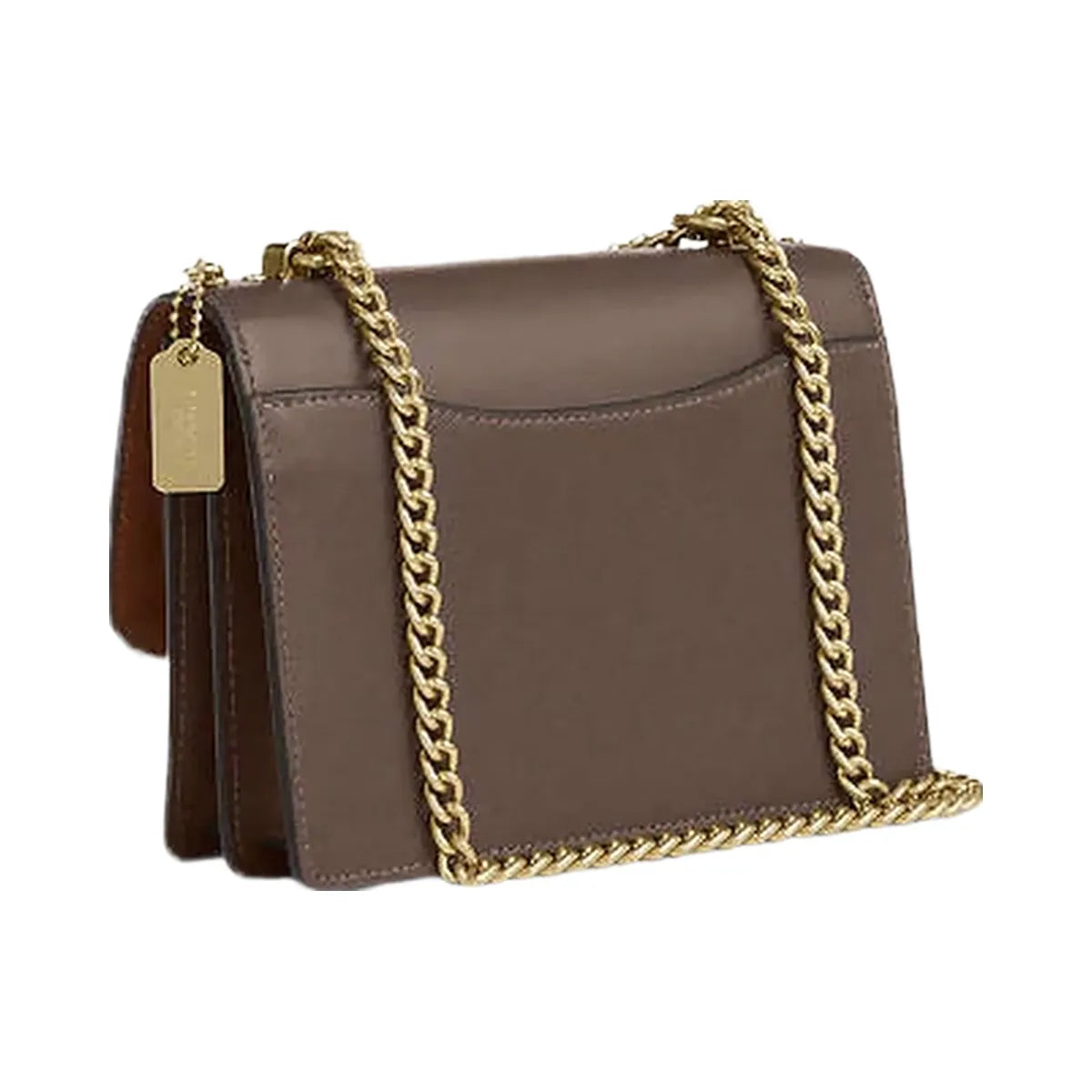 Coach Mini Klare Crossbody Bag Calf Leather-Gold-Dark Stone