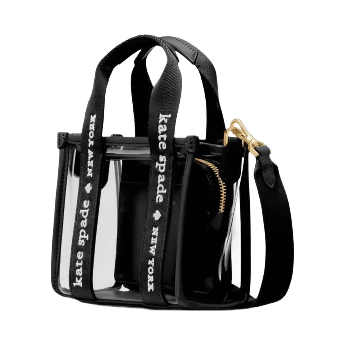 Kate Spade Kip Clear Mini Tote Black