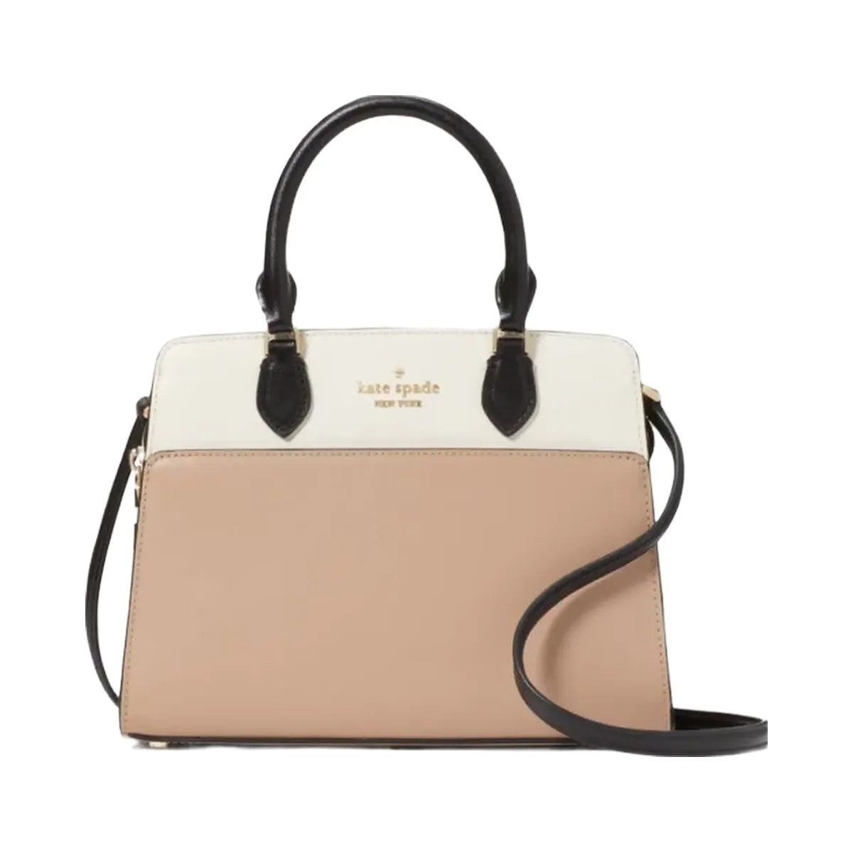 Kate Spade Madison Small Satchel Toasted Hazelnut Multi