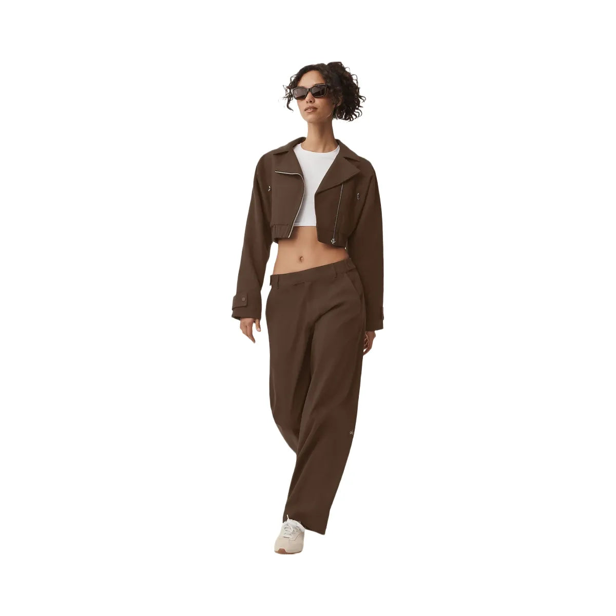 Alo Women's High Road Straight Leg Pant - Espresso