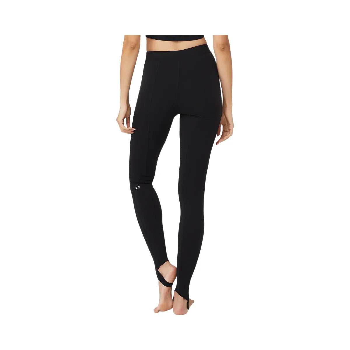 Alo Women's Airbrush High-Waist Enso Legging - Black
