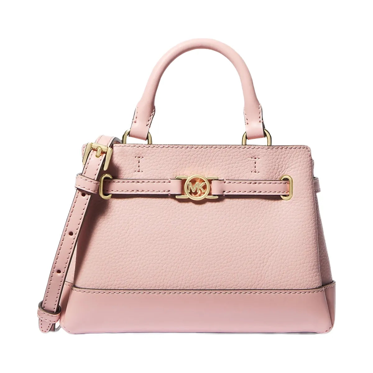 Michael Kors Reed Extra-Small Pebbled Leather Satchel Powder Blush
