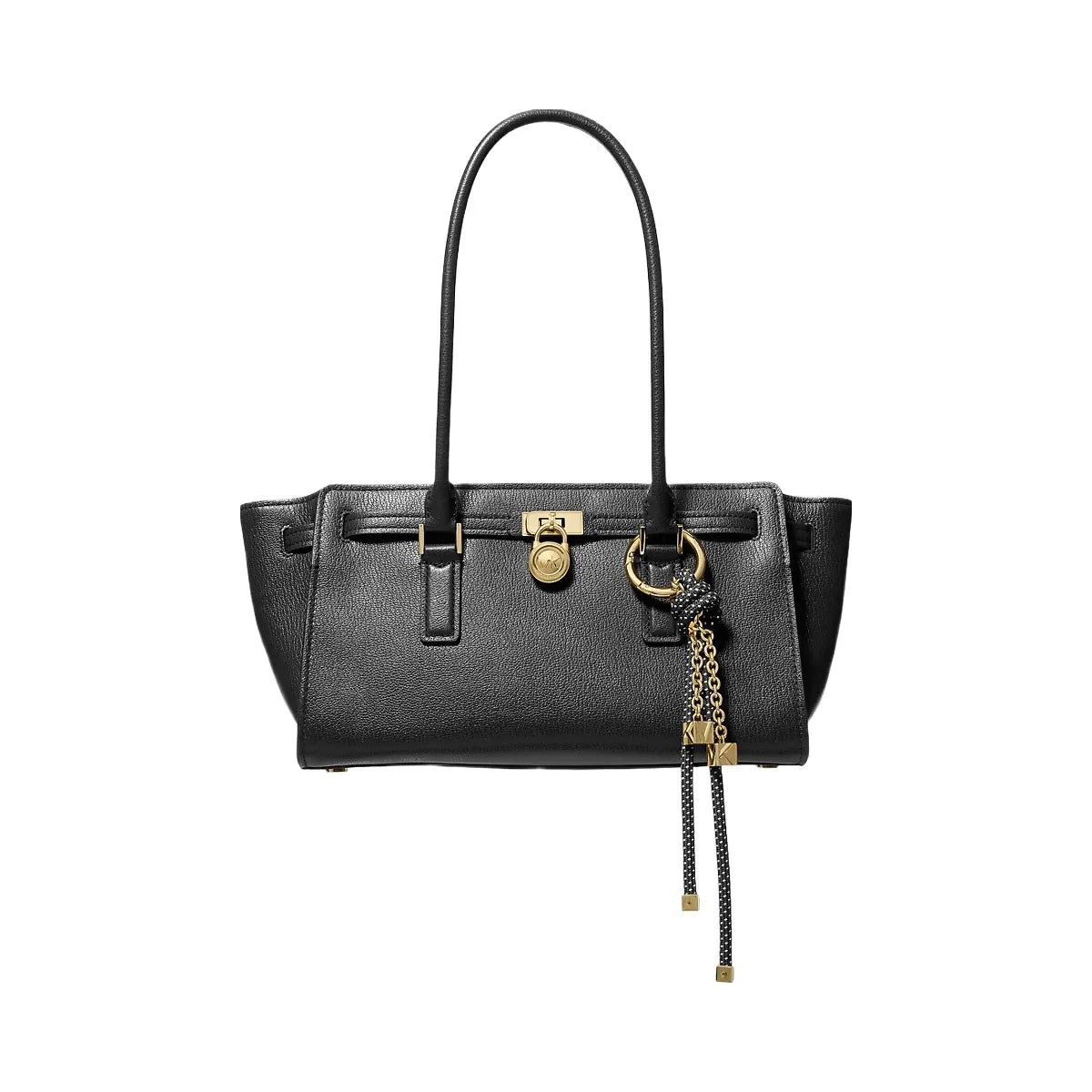 Michael Kors Hamilton Moderne Small Leather Satchel Black