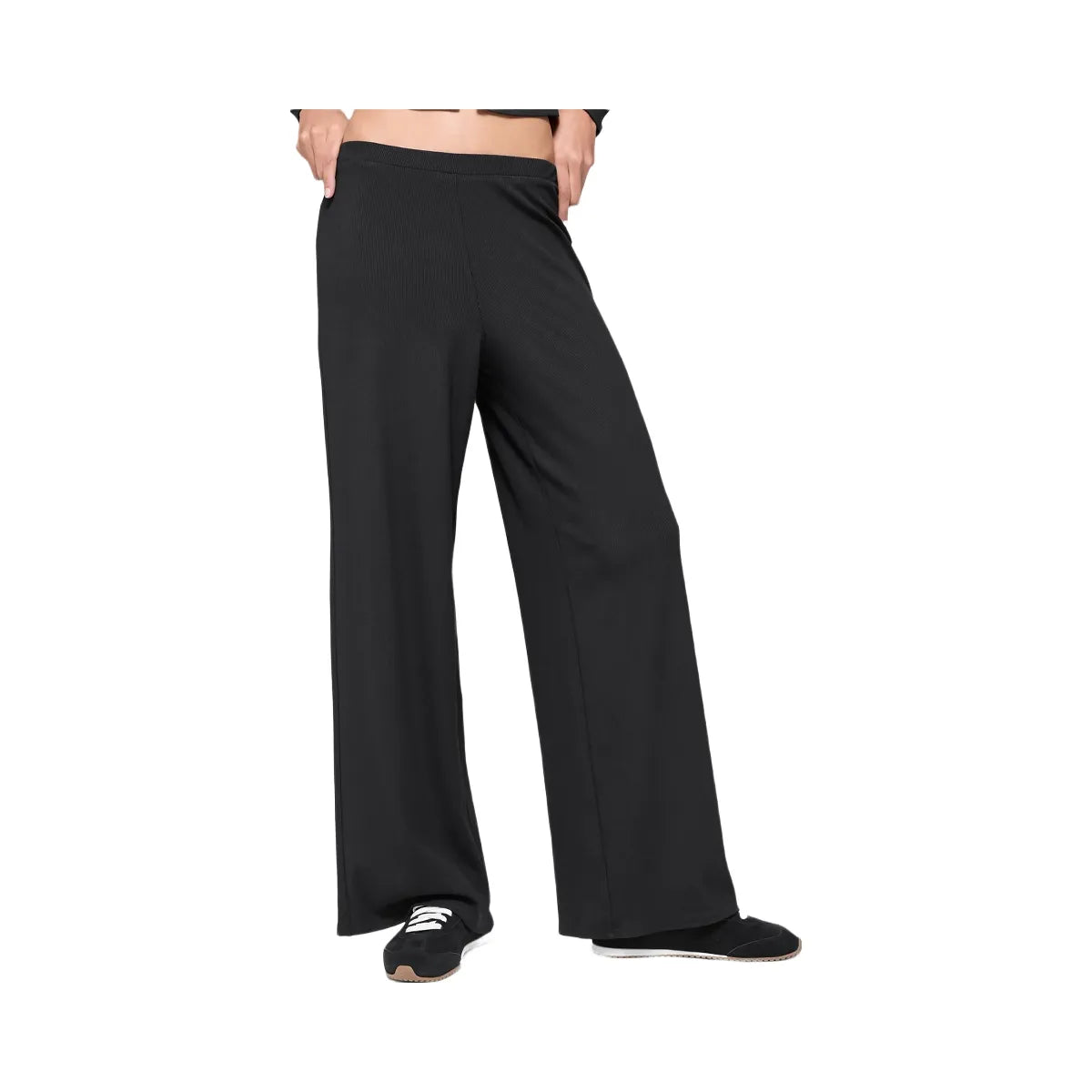 Alo Women's Mid-Rise Dreamlight Straight Pant - Black