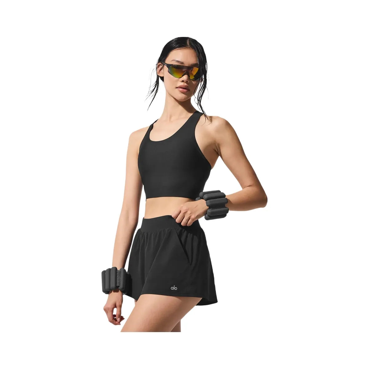 Alo Women's Airlift Super Sleek Bra Tank - Black
