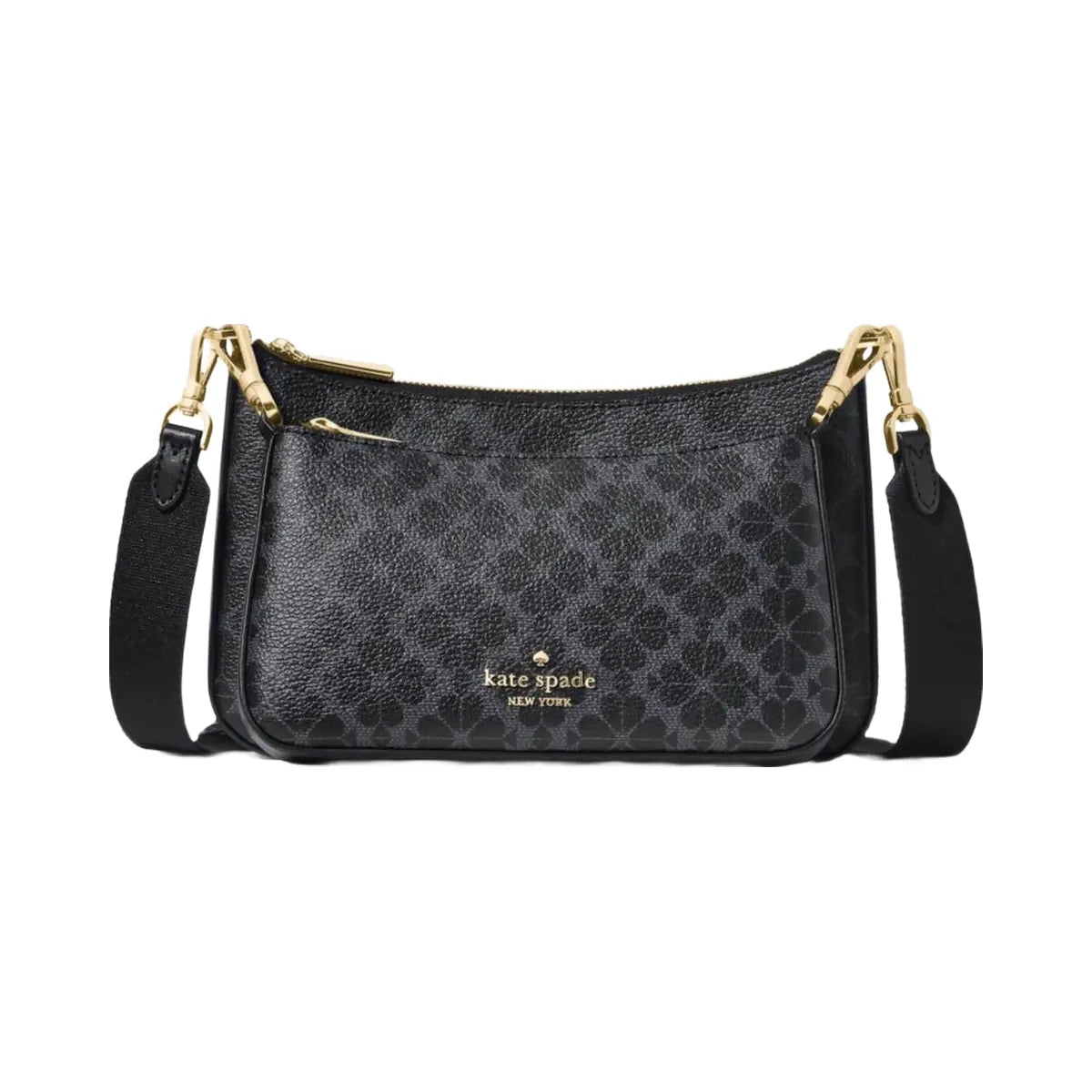 Kate Spade Flower Small Crossbody Black