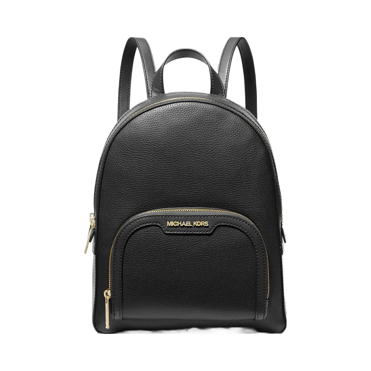 Michael Kors Jaycee Medium Pebbled Leather Backpack Black
