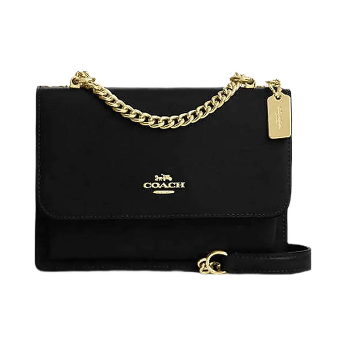 Coach Mini Klare Crossbody Bag Calf Leather-Gold-Black