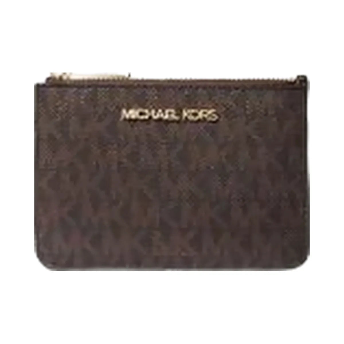 Michael Kors Jet Set Travel Small Signature Logo Coin Purse Brown