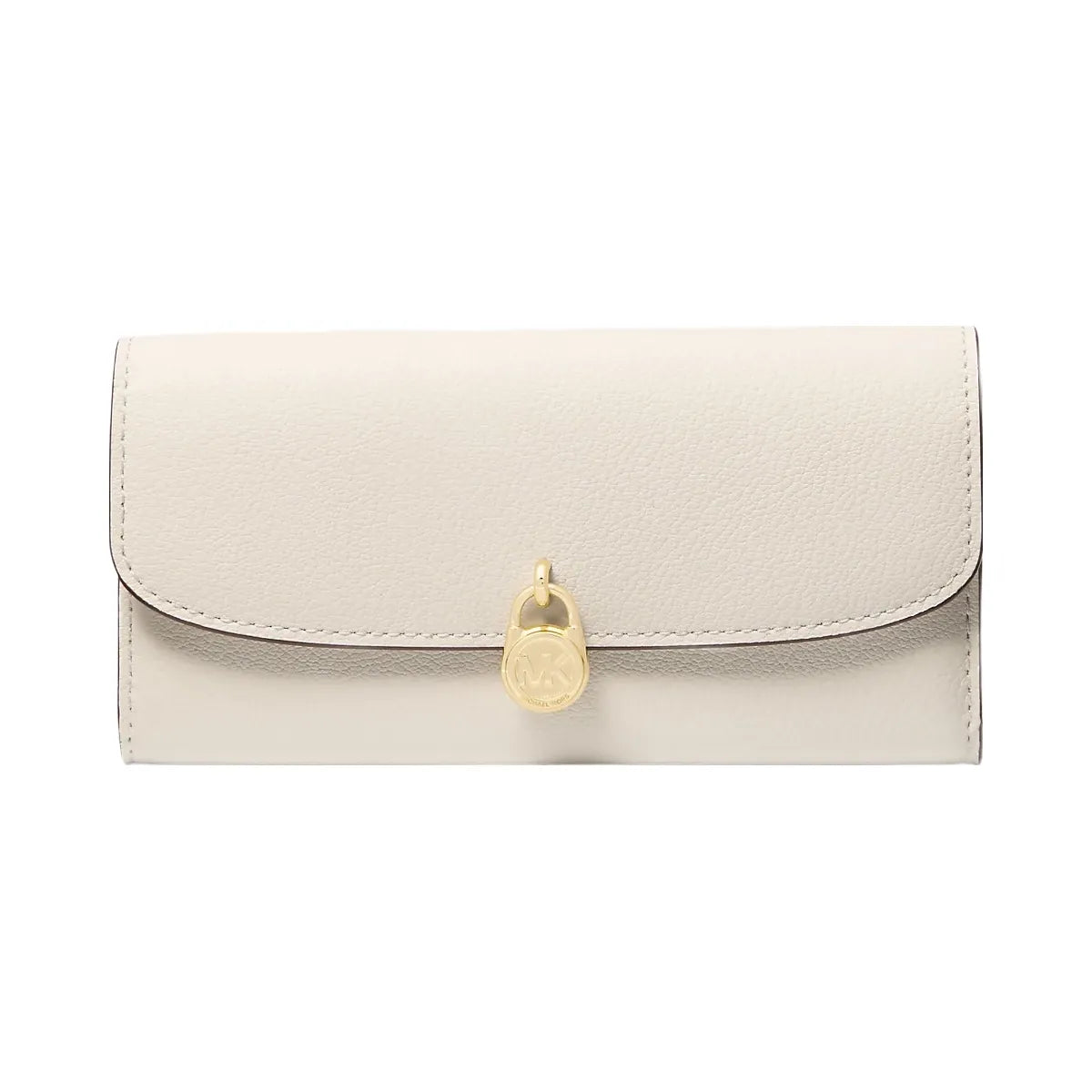Michael Kors Hamilton Large Leather Continental Wallet Lt Cream