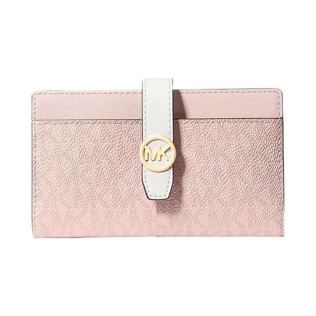 Michael Kors Greenwich Medium Signature Logo Wallet Pwd Blsh Mlt