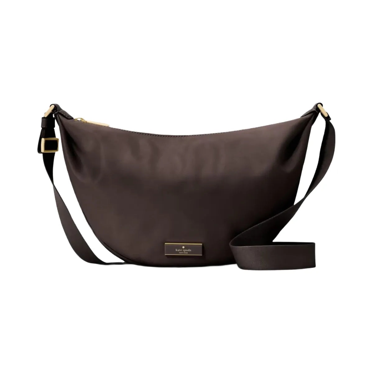 Kate Spade Carter Nylon Medium Sling Bag Hot Fudge