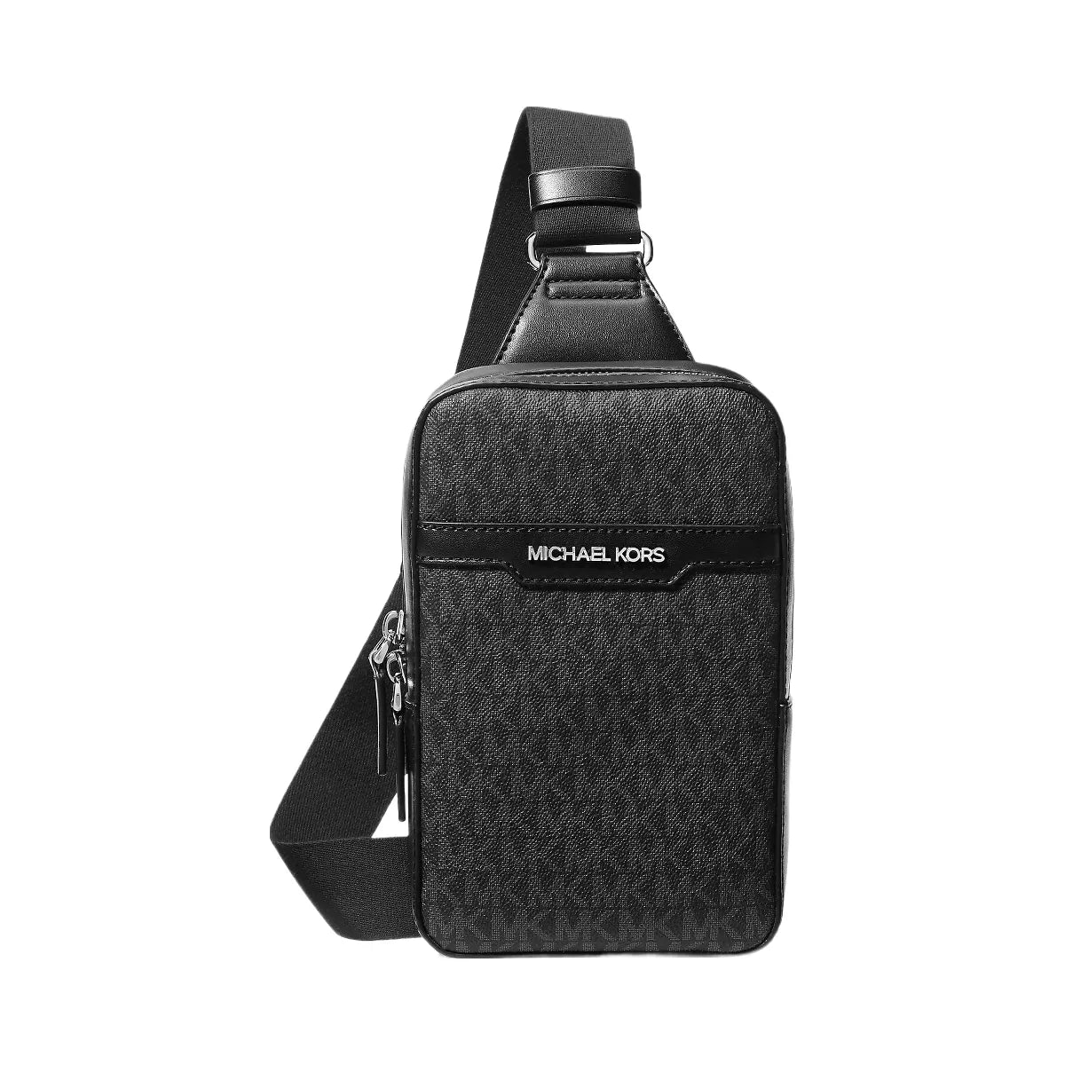 Michael Kors Cooper Medium Signature Logo Sling Pack Black
