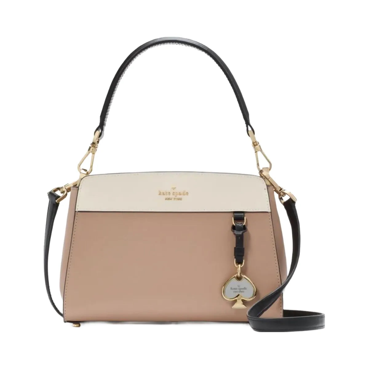 Kate Spade Madison Small Top Handle Satchel Toasted Hazelnut Multi