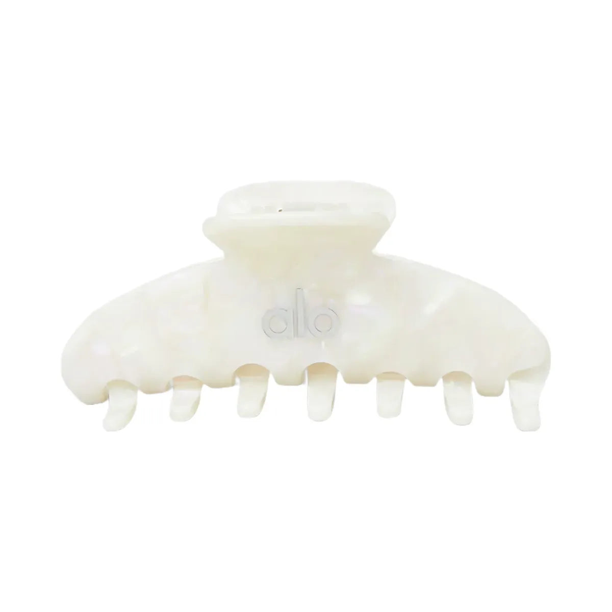 Alo 90's Claw Clip - White Pearl
