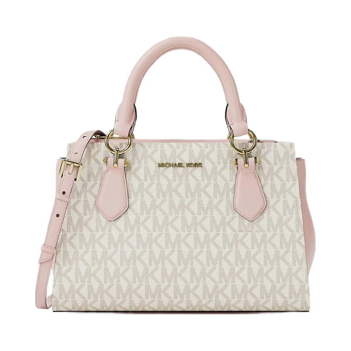 Michael Kors Marilyn Small Signature Logo Messenger Bag Pwd Blsh Mlt