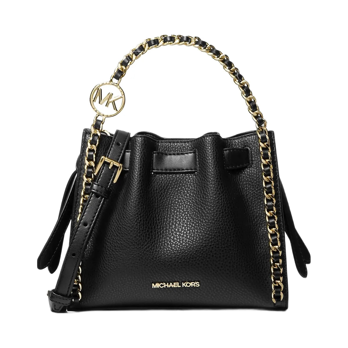 Michael Kors Mina Small Chain Crossbody Bag Black