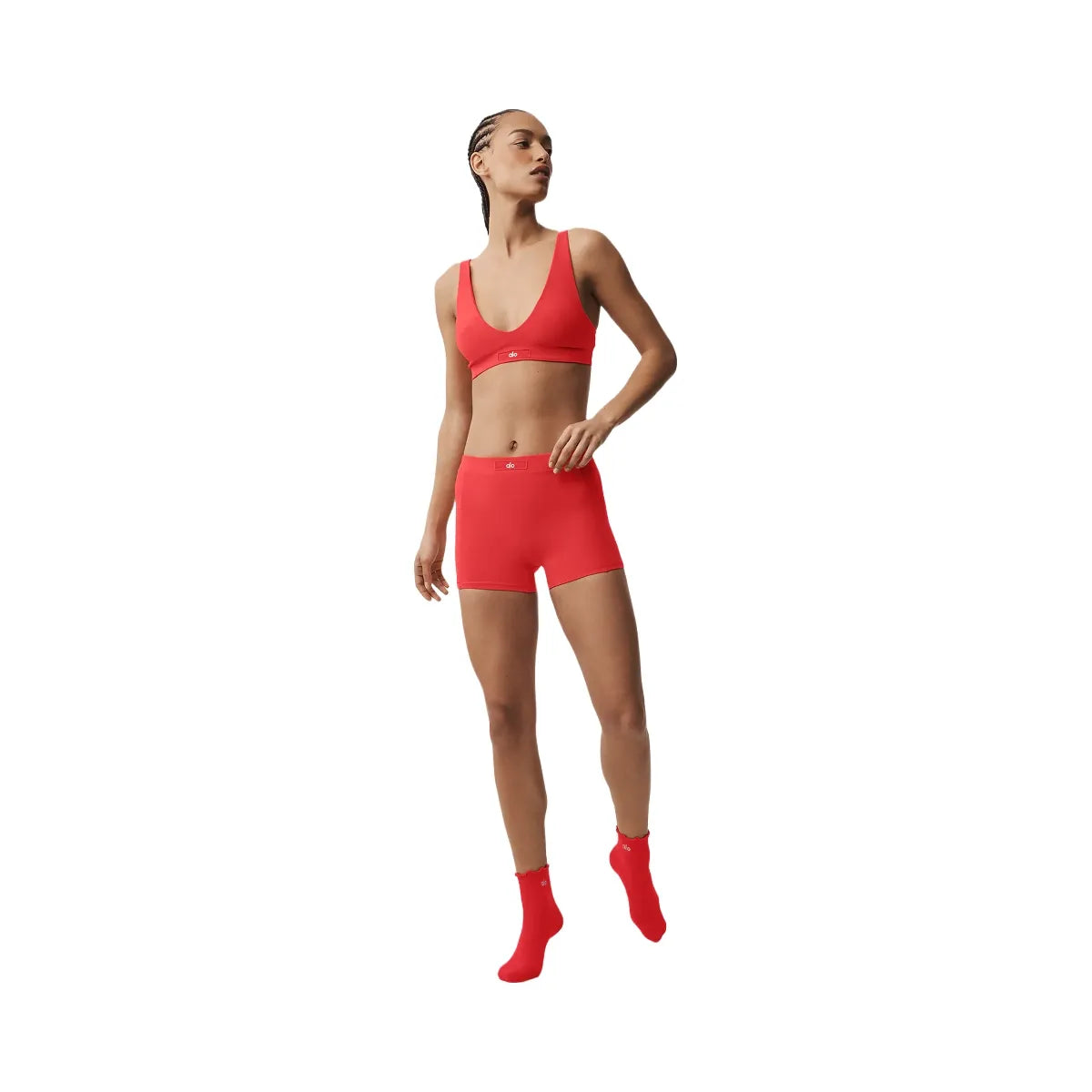 Alo Women's soft Sincere Bra - Bright Red