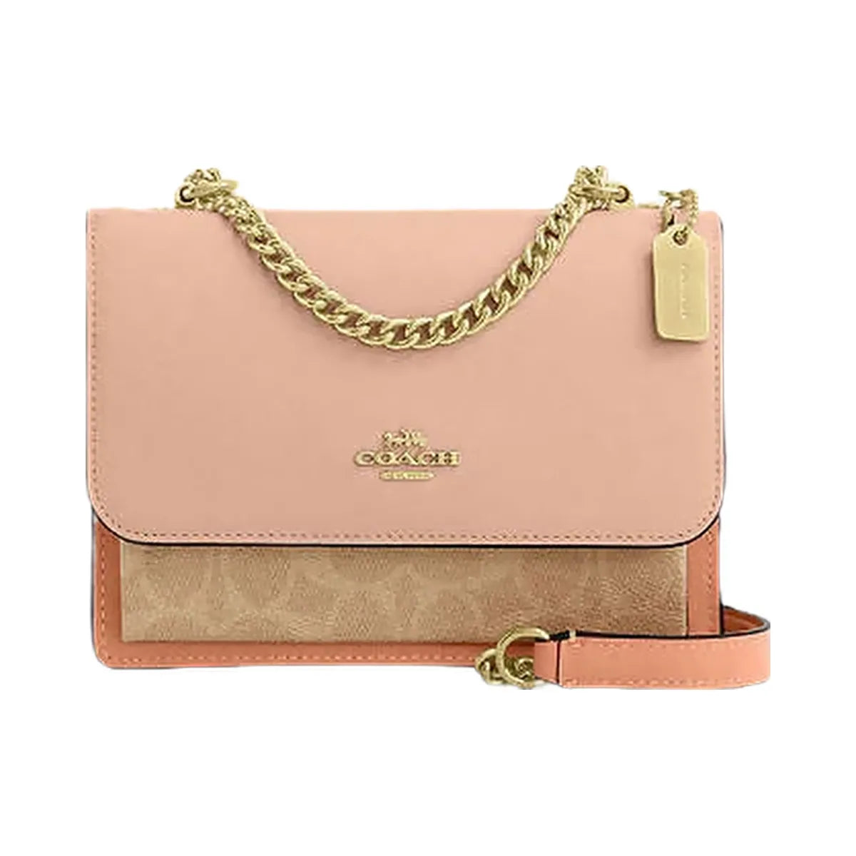 Coach Mini Klare Crossbody Bag In Colorblock Signature Canvas Signature Canvas-Im-Cream-Sand