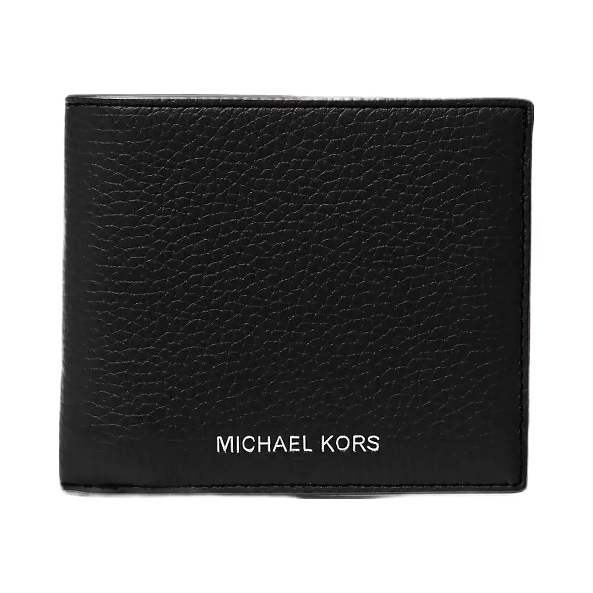 Michael Kors Cooper Pebbled Leather Billfold Wallet Black