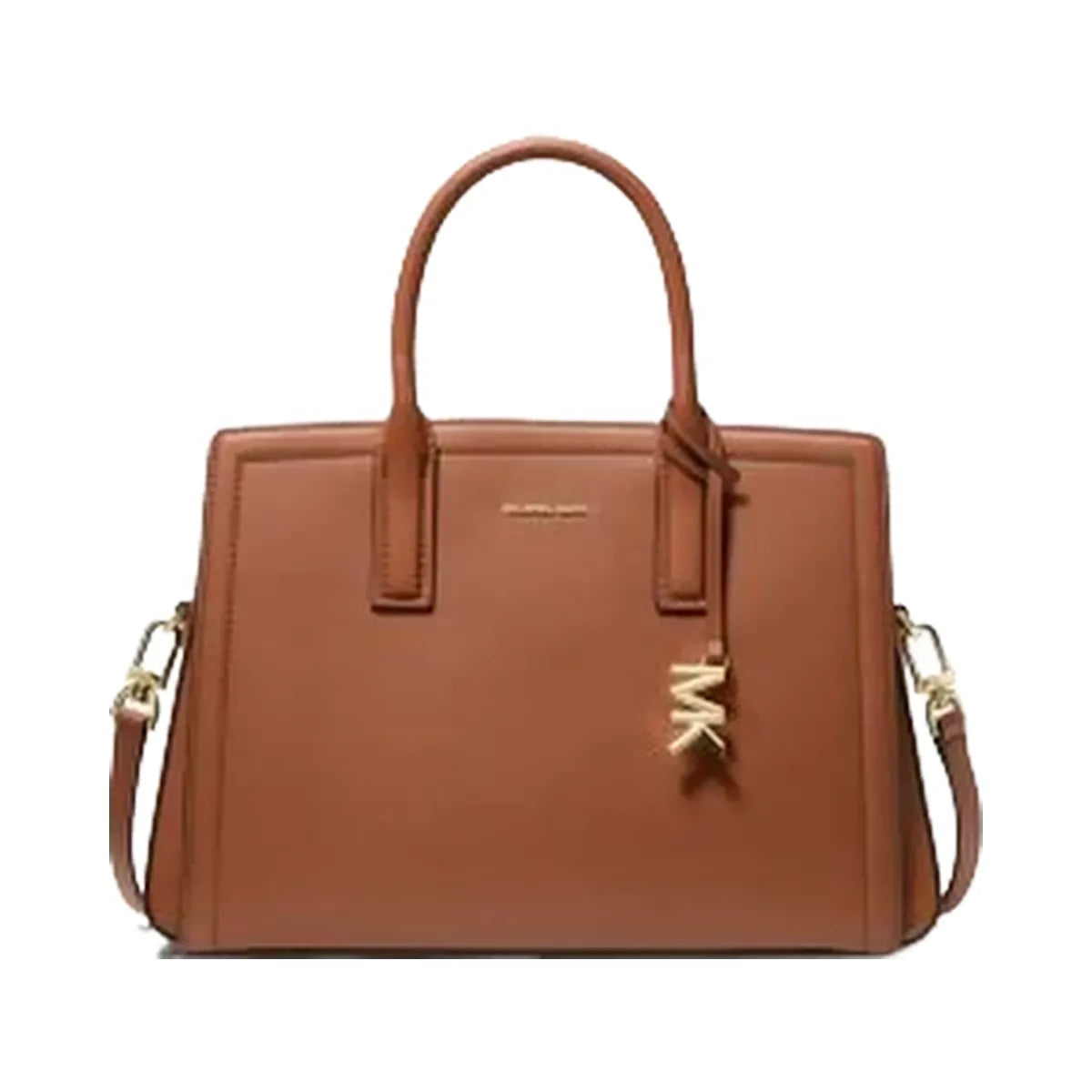 Michael Kors Laila Medium Leather Satchel Luggage