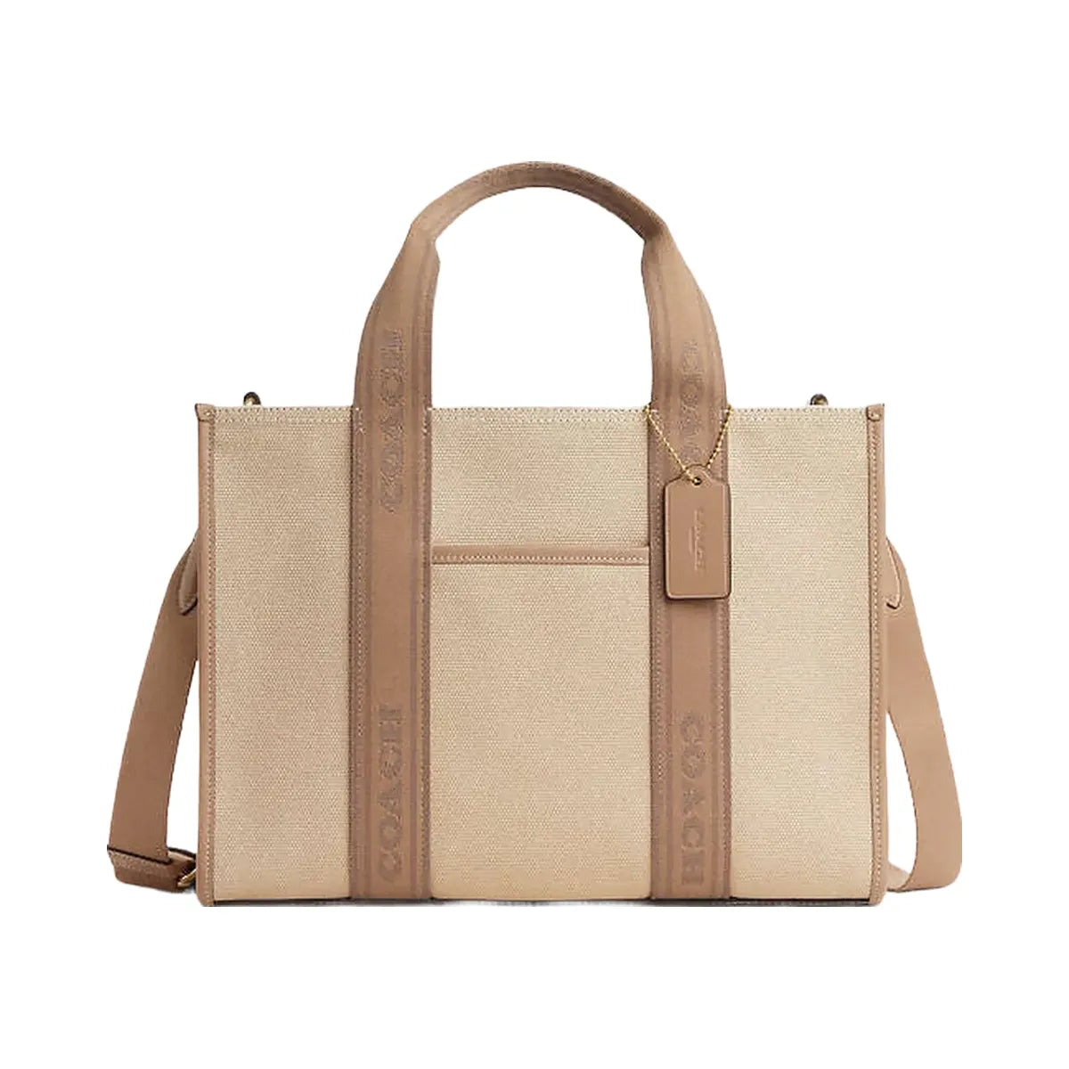 Coach Smith Tote Bag Canvas-Im-Dark Natural Multi