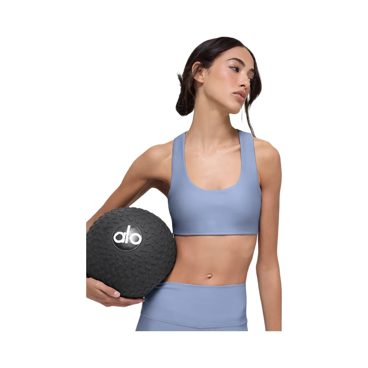 Alo Women's Airlift Advantage Racerback Bra - Winter Frost