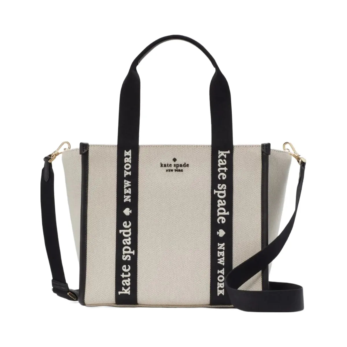 Kate Spade Kip Canvas Small Tote Natural Multi