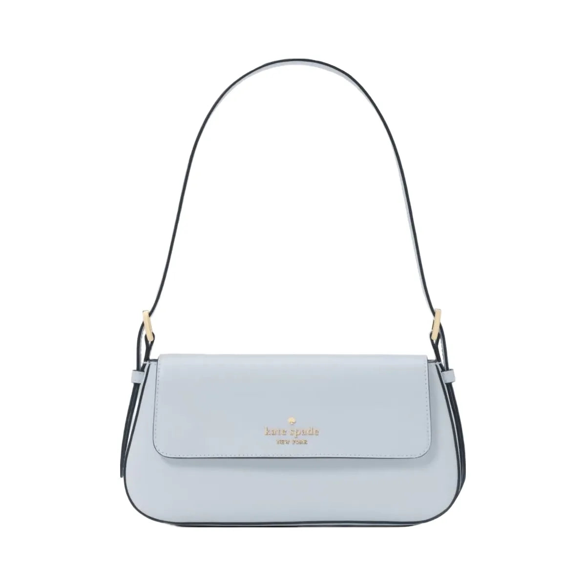 Kate Spade Madison Saffiano Leather Small Flap Shoulder Bag Watercolor Blue
