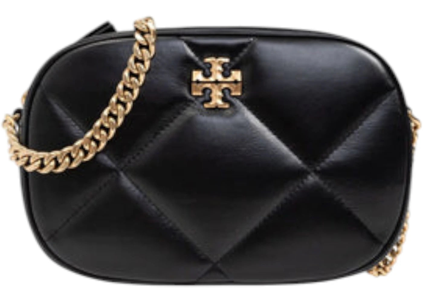 Tory Burch Kira Diamond Quilt Camera Bag Black
