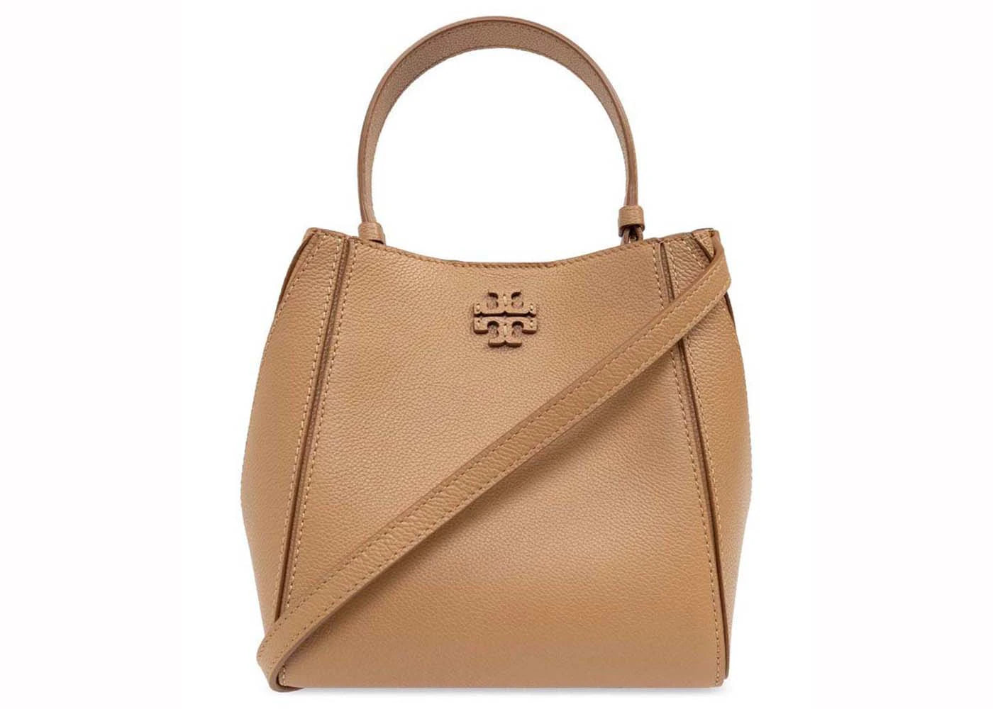 Tory Burch McGraw Small Bucket Bag Tiramisu