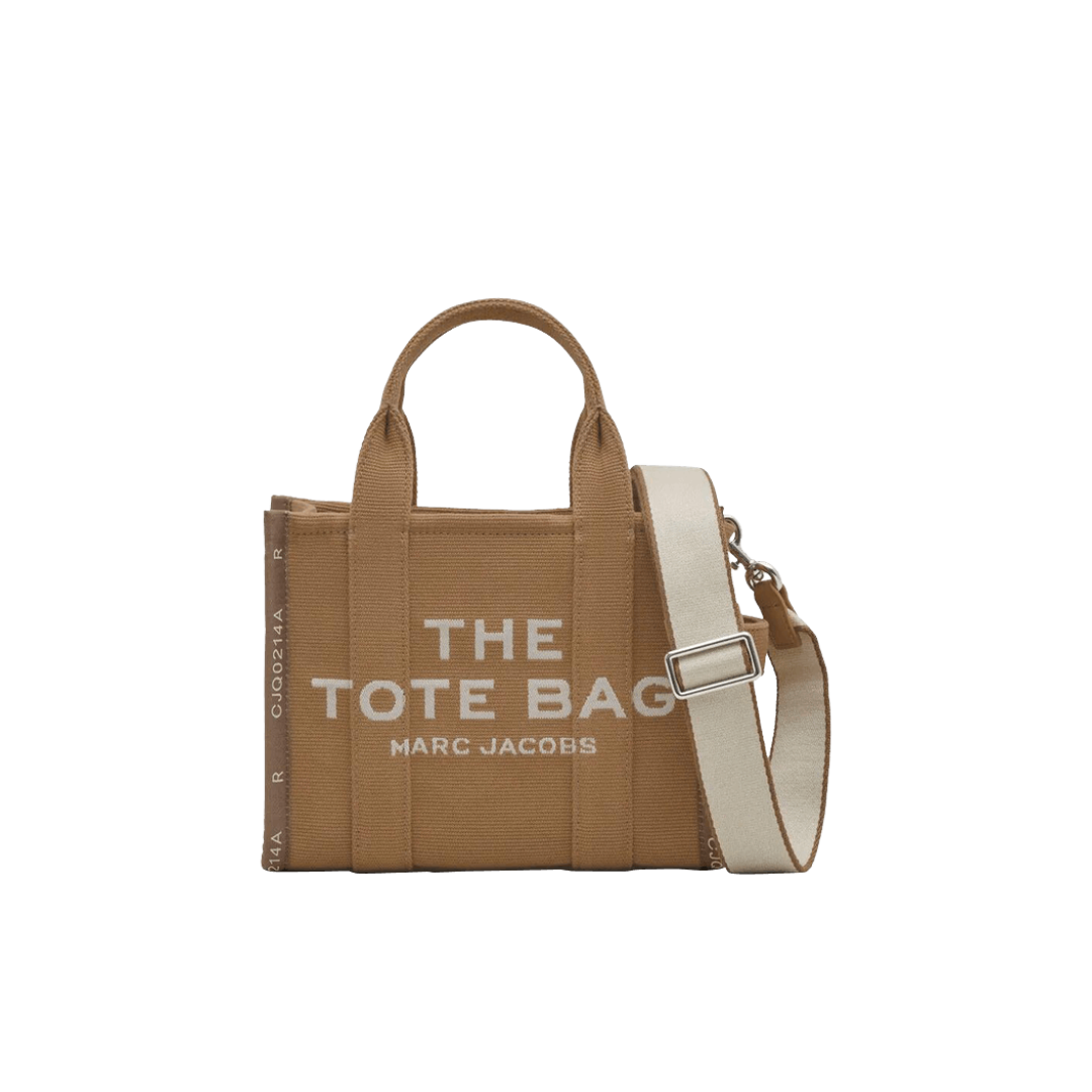 Marc Jacobs Jacquard Small Tote Bag Camel