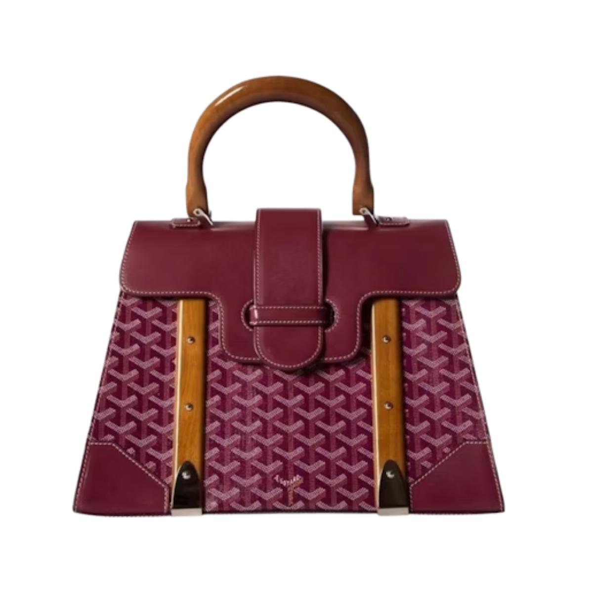 Goyard Saigon Structure Mini Bag Burgundy