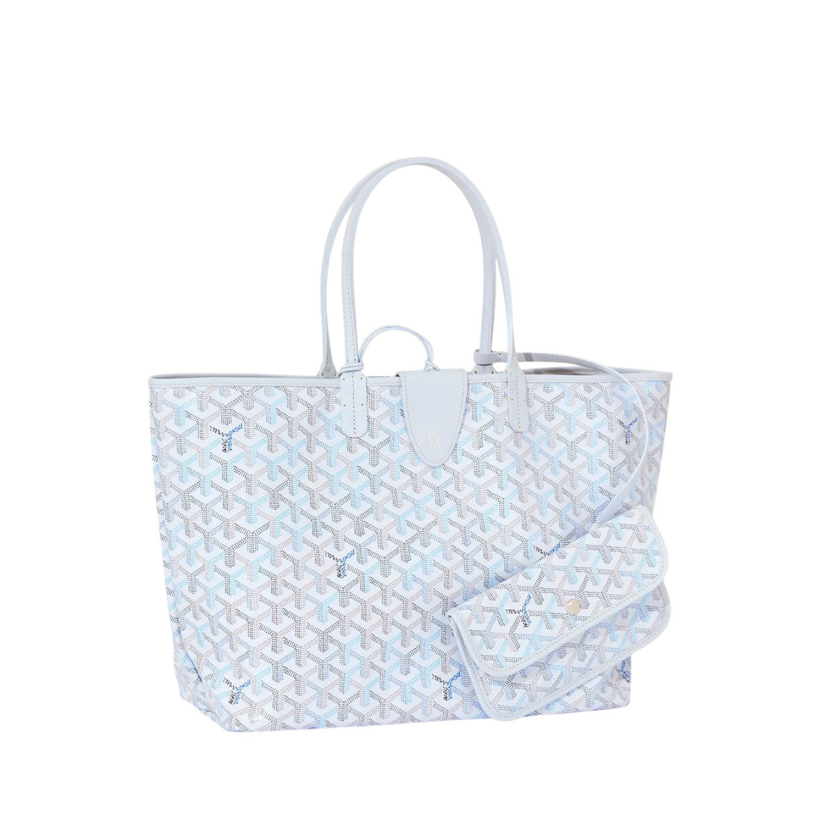 Goyard Saint Louis Pm Bag Multicoloured Multicoloured Polar Blue