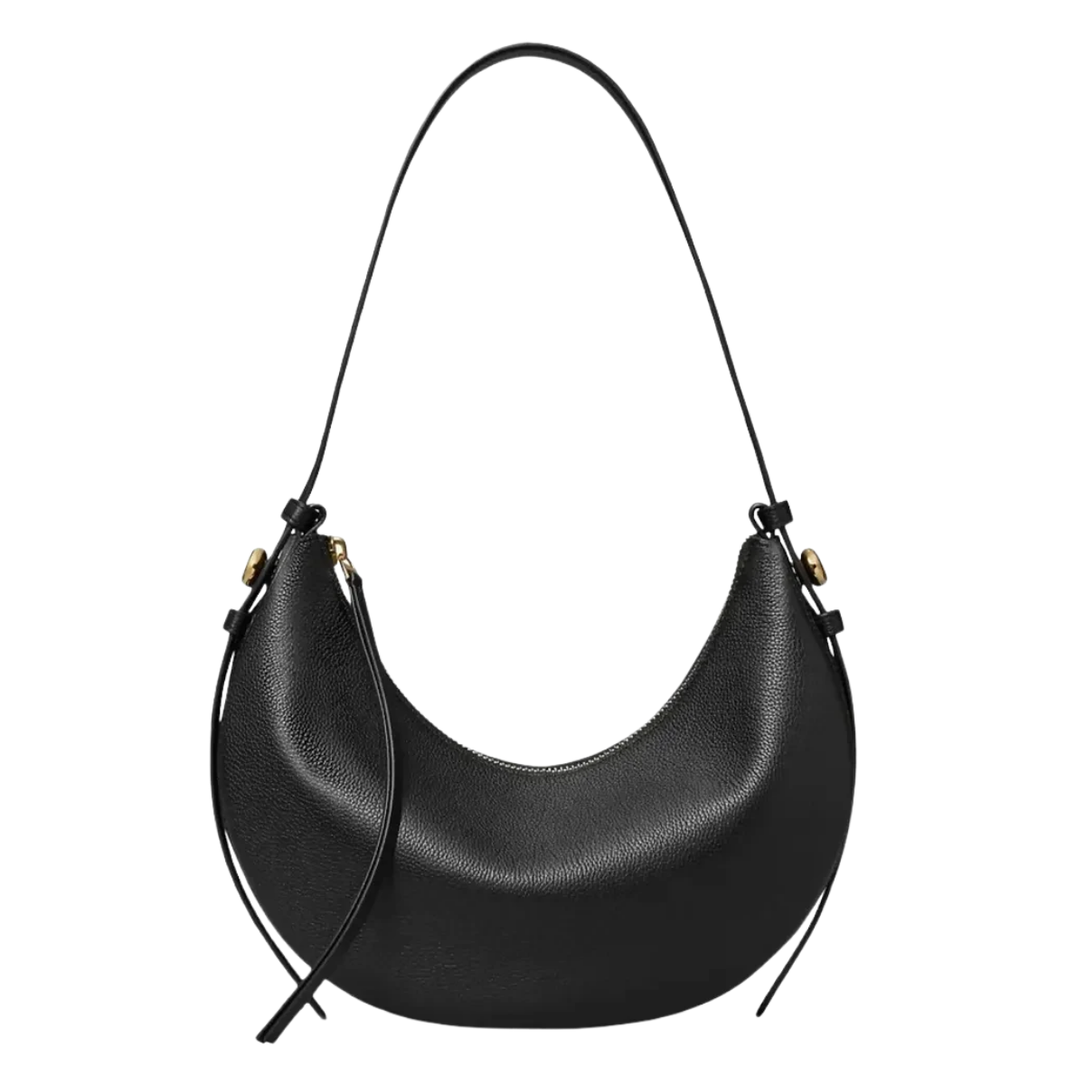 Tory Burch Romy Half Moon Bag Black