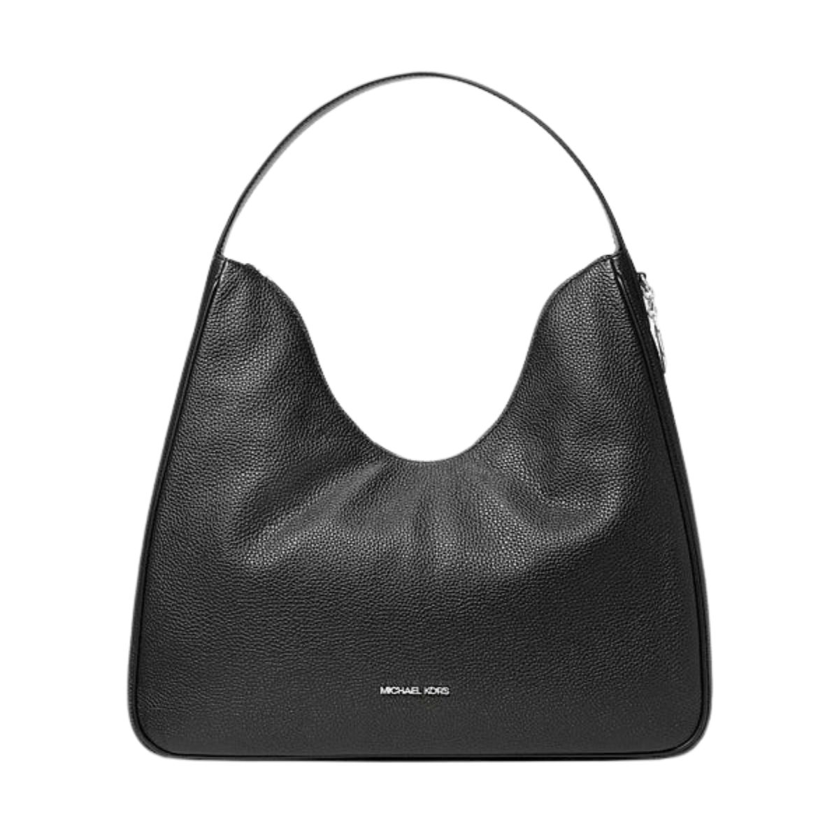 Michael Kors Nayla Medium Woven Shoulder Bag Black
