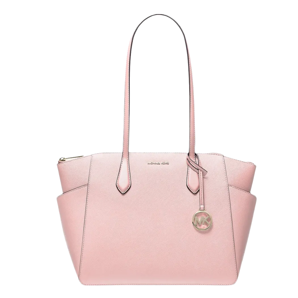 Michael Kors Marilyn Medium Saffiano Leather Tote Bag Powder Blush