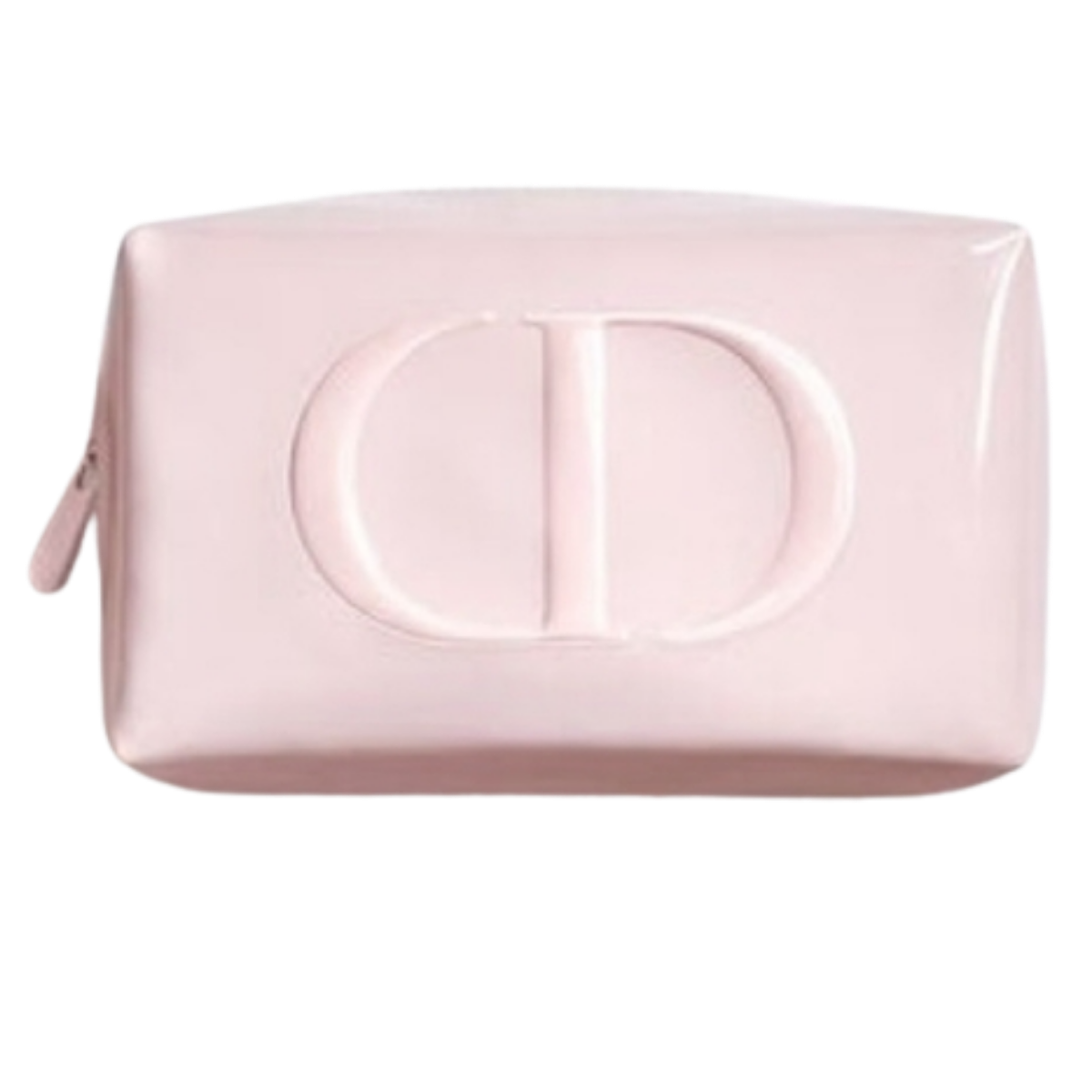 Dior Pink Pouch featuring soft pink color and prominent CD logo