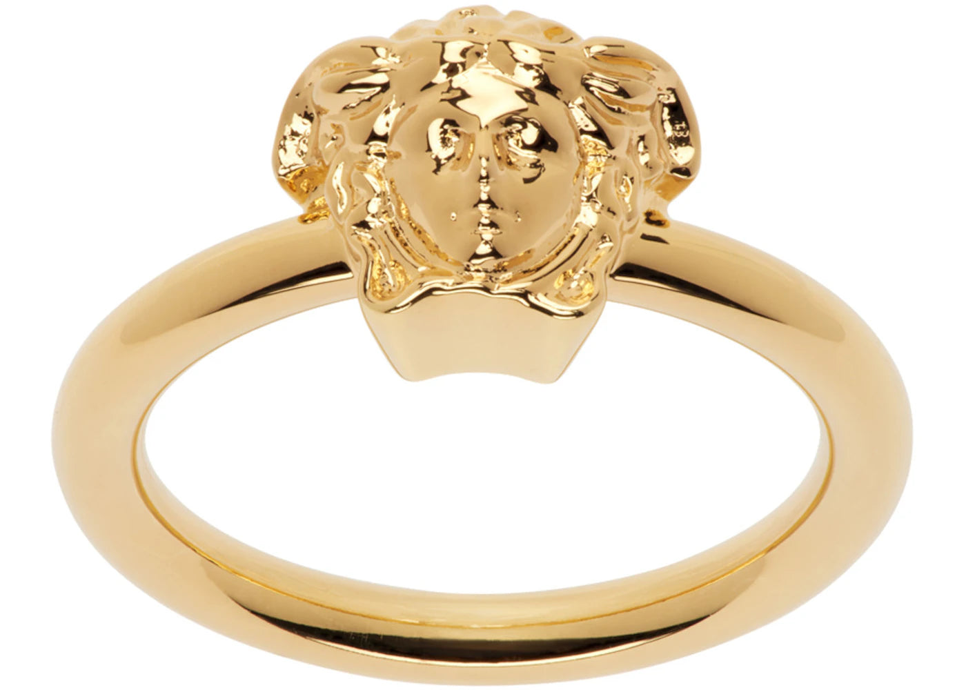 Versace Medusa Head Ring Gold